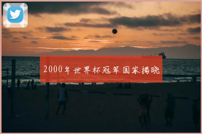 2000年世界杯冠军国家揭晓