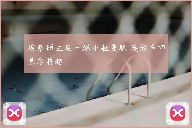 埃弗顿主场一球小胜曼联 英超争四悬念再起